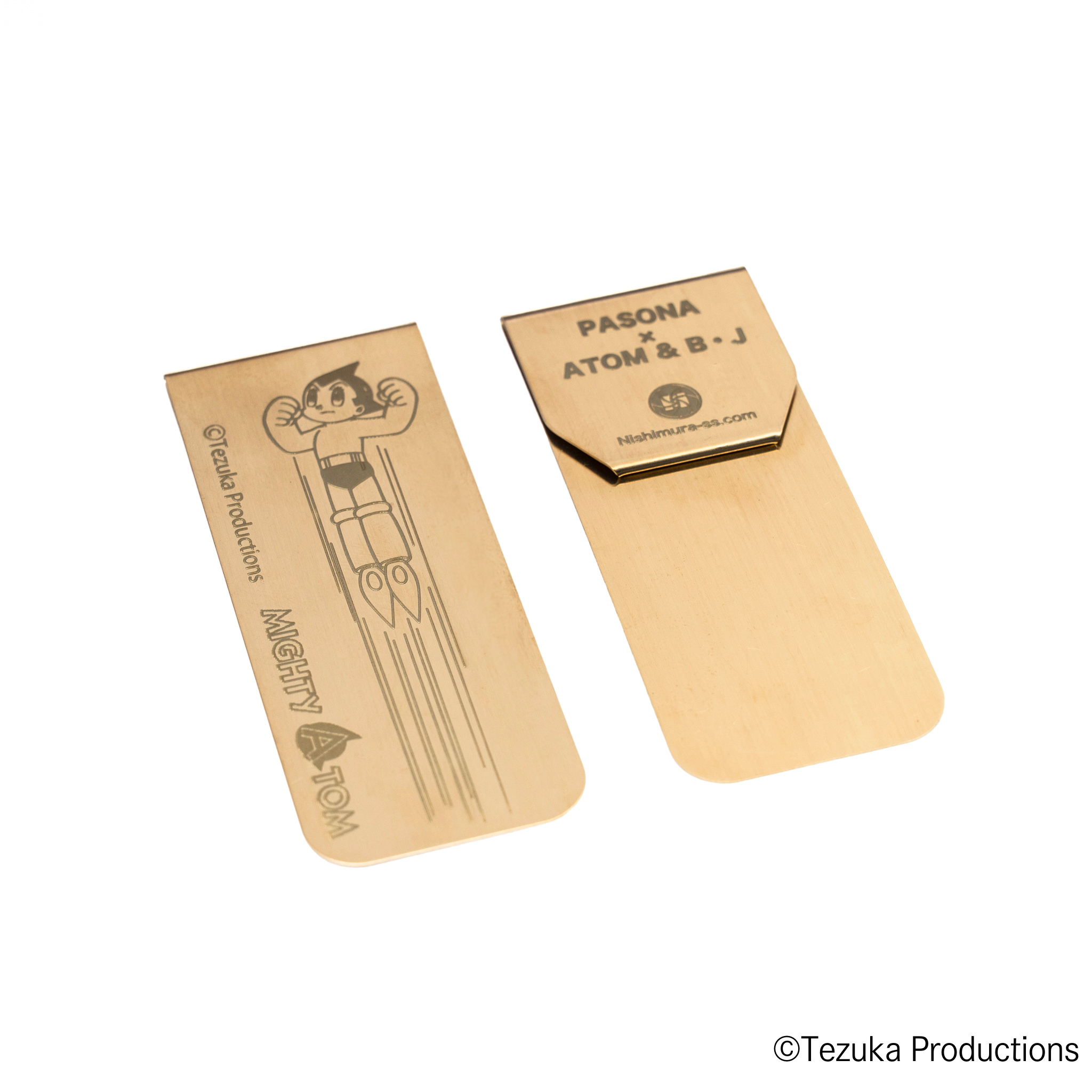 Brass Bookmarker Astro Boy PASONA×Astro Boy & B.J.