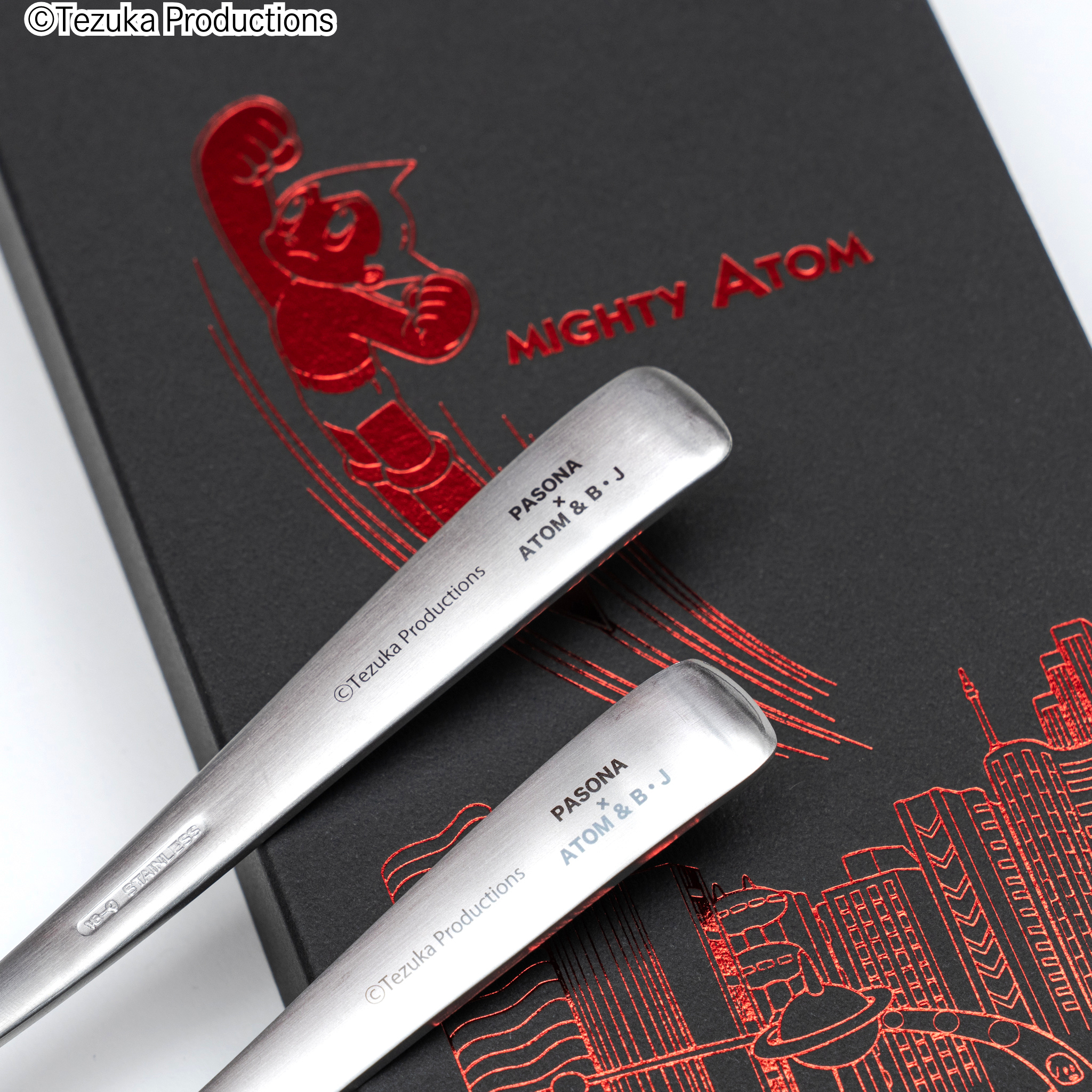 餐具汤匙/叉Atompasona×Astro Boy &B.J。