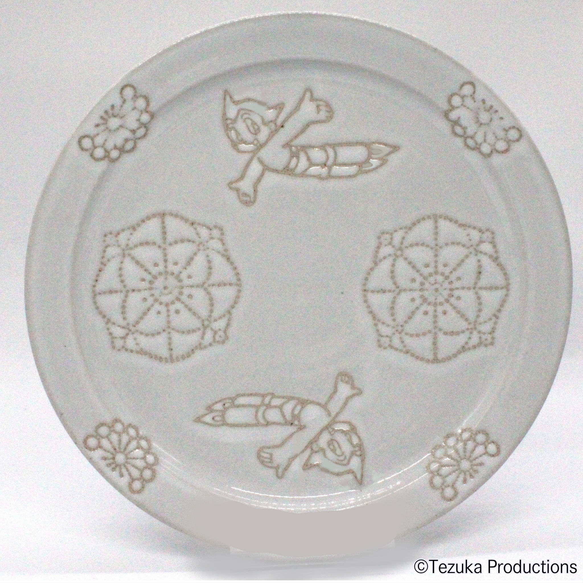 波佐見焼プレート アトム PASONA×ATOM & B・J ホワイト