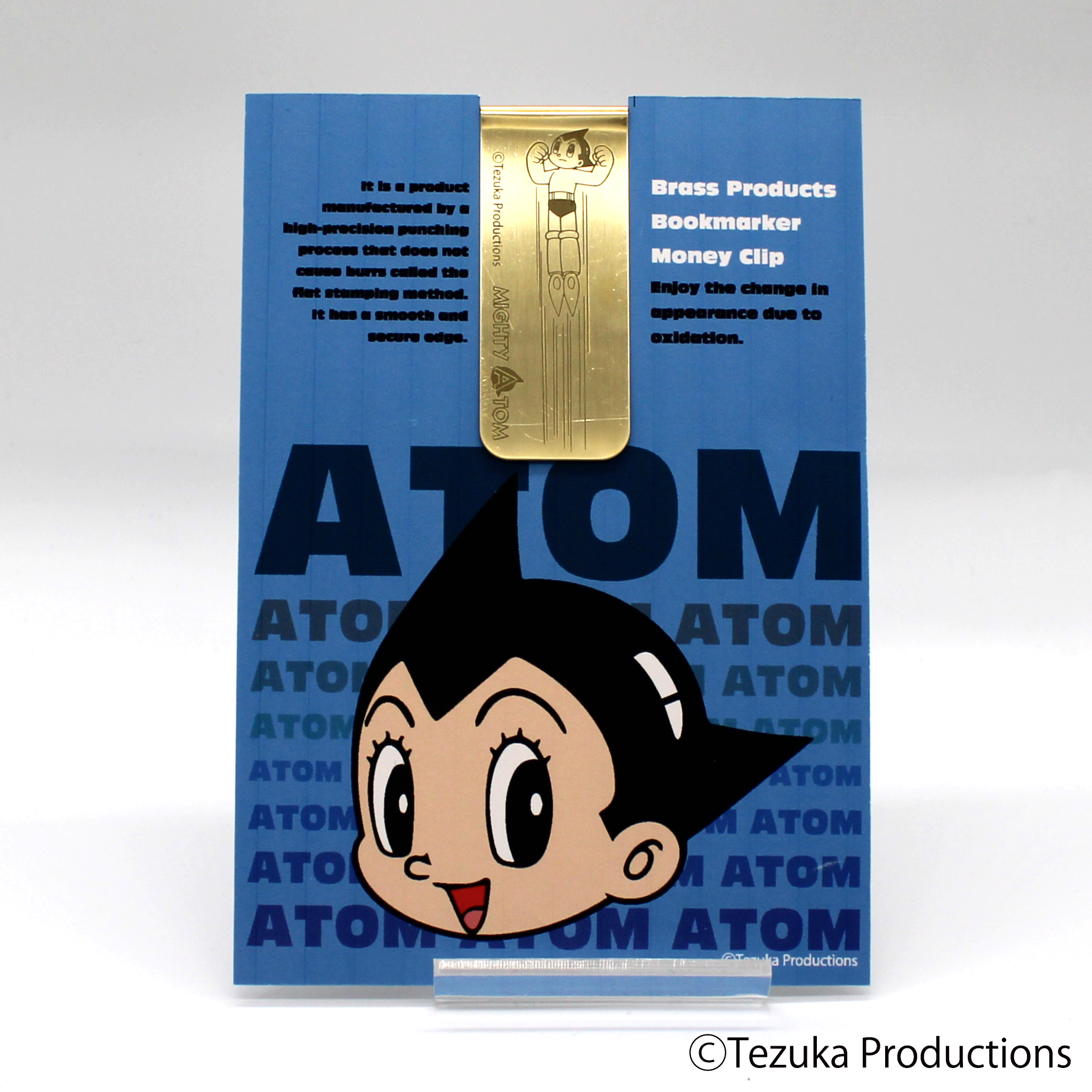 Brass Bookmarker Astro Boy PASONA×Astro Boy & B.J.