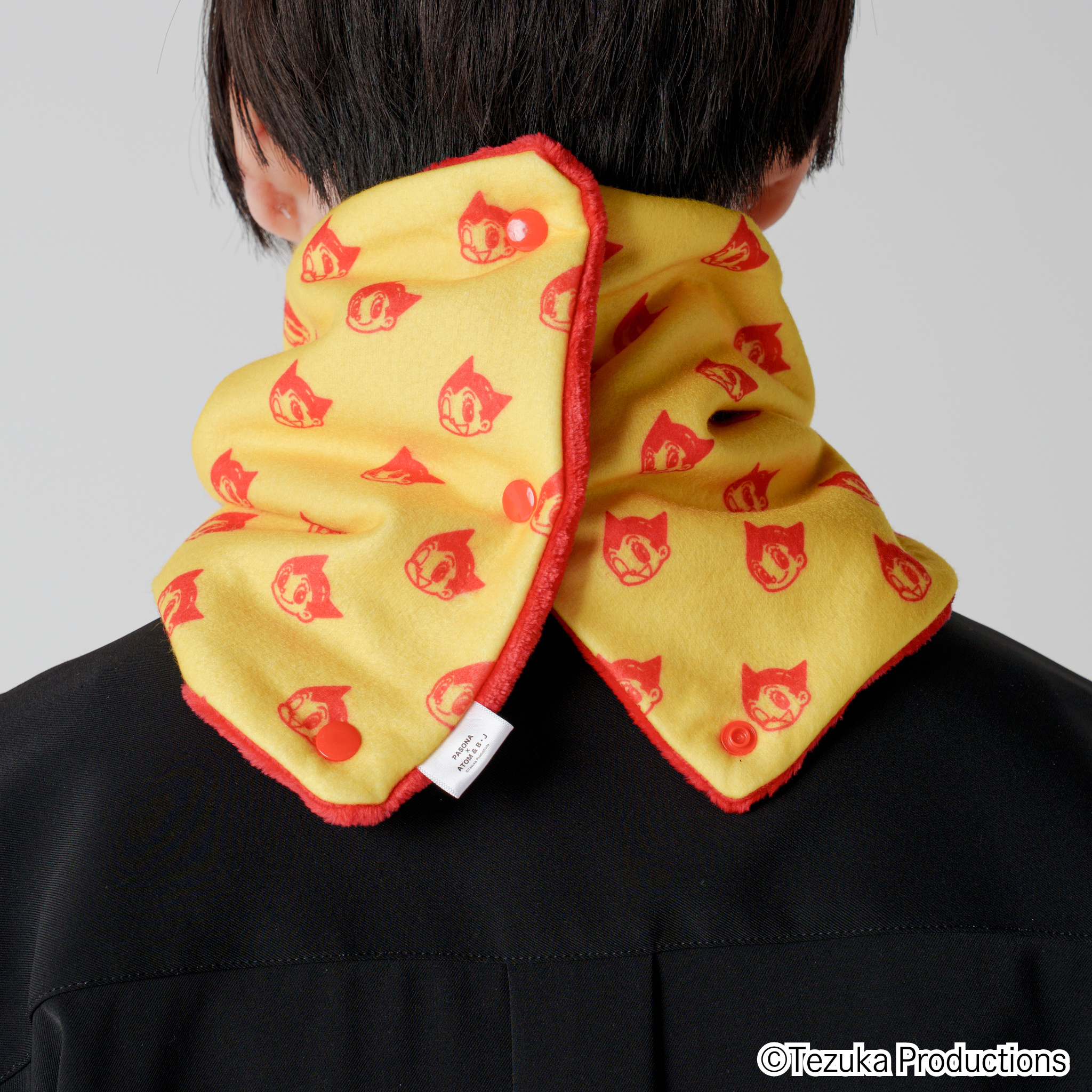 Leher lebih hangat (kuning) Astro Boy Pasona ×Astro Boy & B.J.