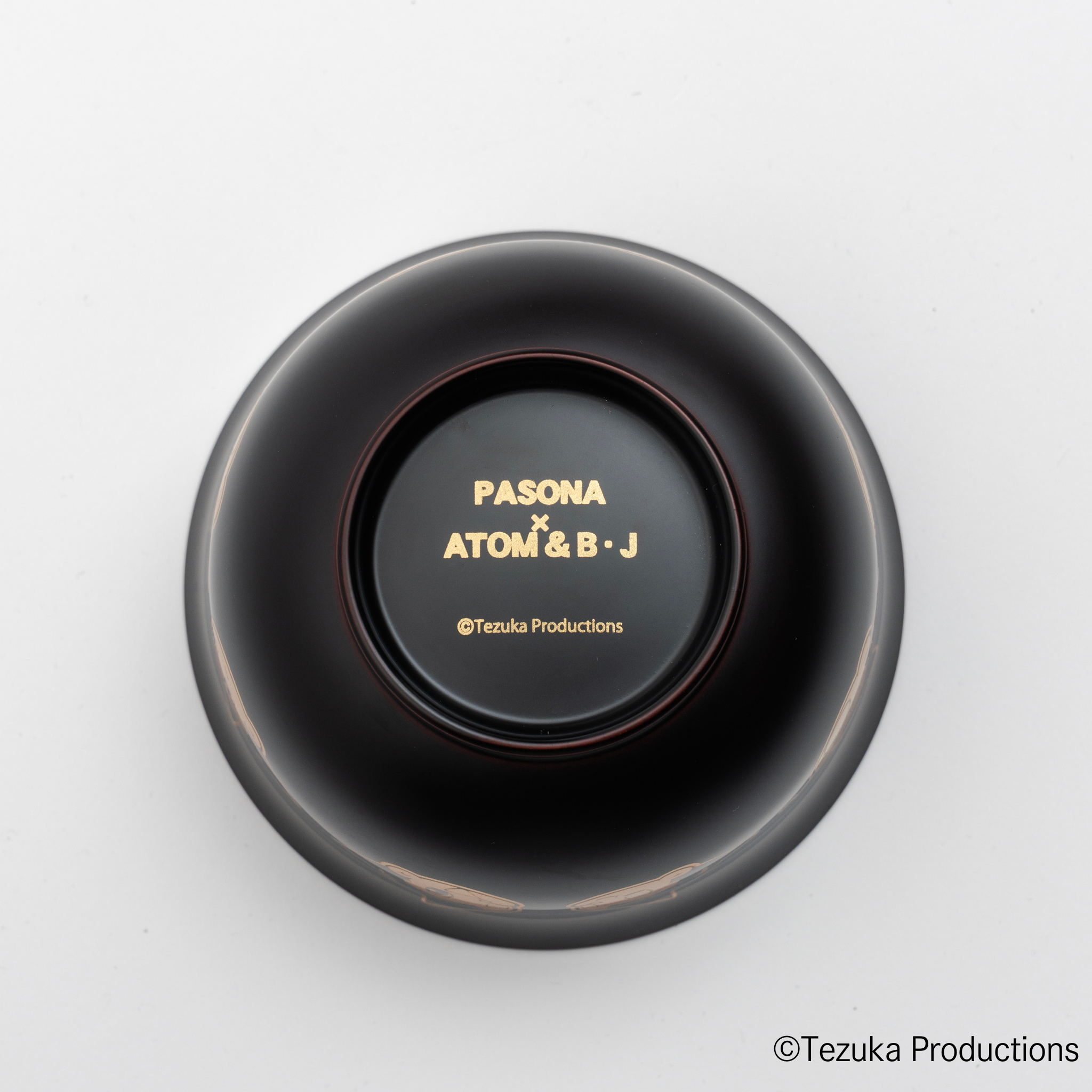 【大阪・関西万博×PASONAオフィシャルグッズ】吸い物椀 アトム(黒) PASONA×ATOM & B・J