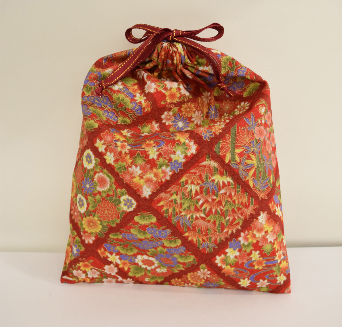 【ハートフル】巾着 和柄