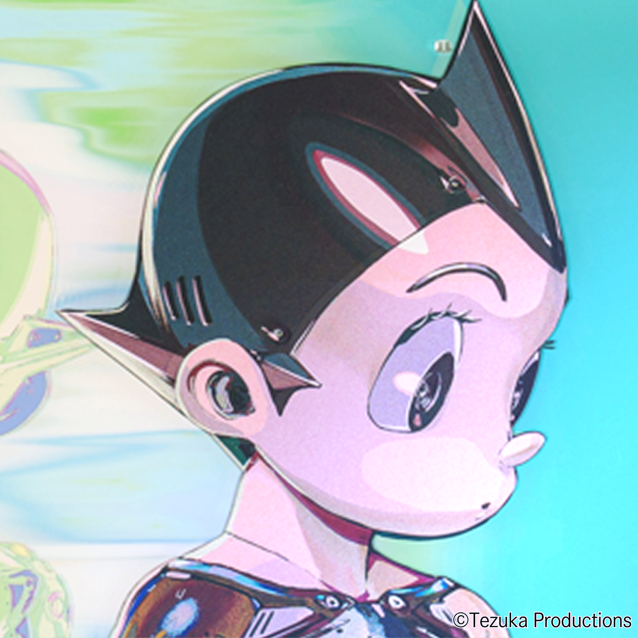 A2尺寸丙烯酸複製品原始藝術透明色(框架) Astro Boy 帕索納×Astro Boy &B.J。