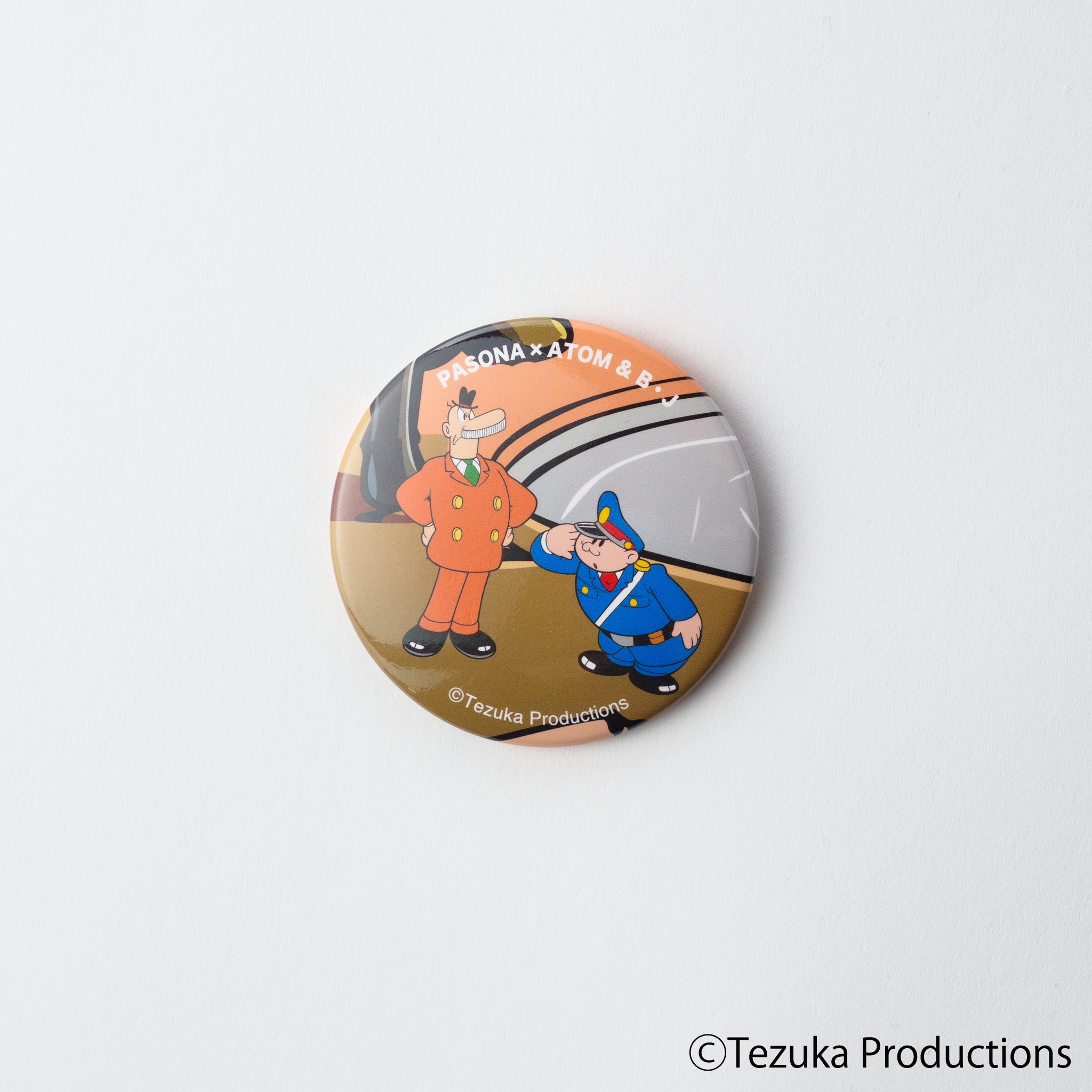 Can Badge Inspektur Tawashi & Bagian Kepala Nakamura Pasona ×Astro Boy & B.J.