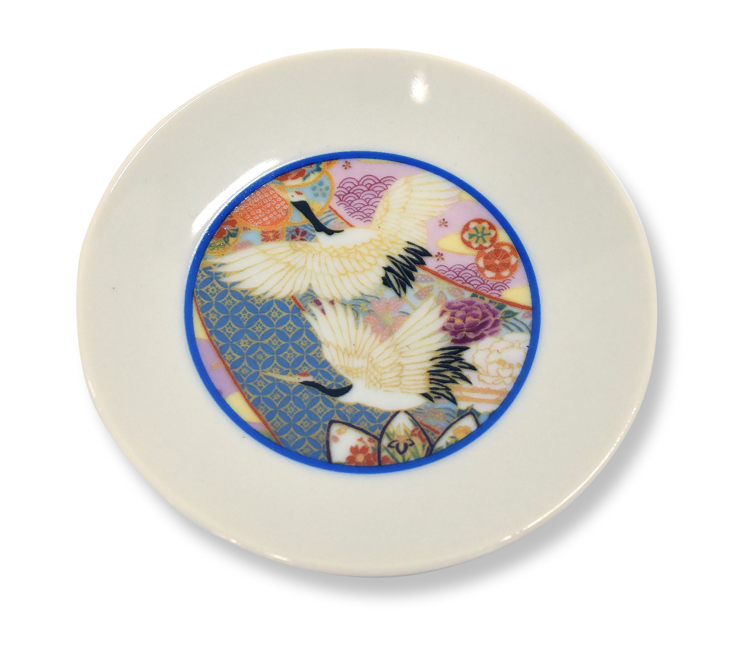 【ハートフル】皿 鶴の踊り