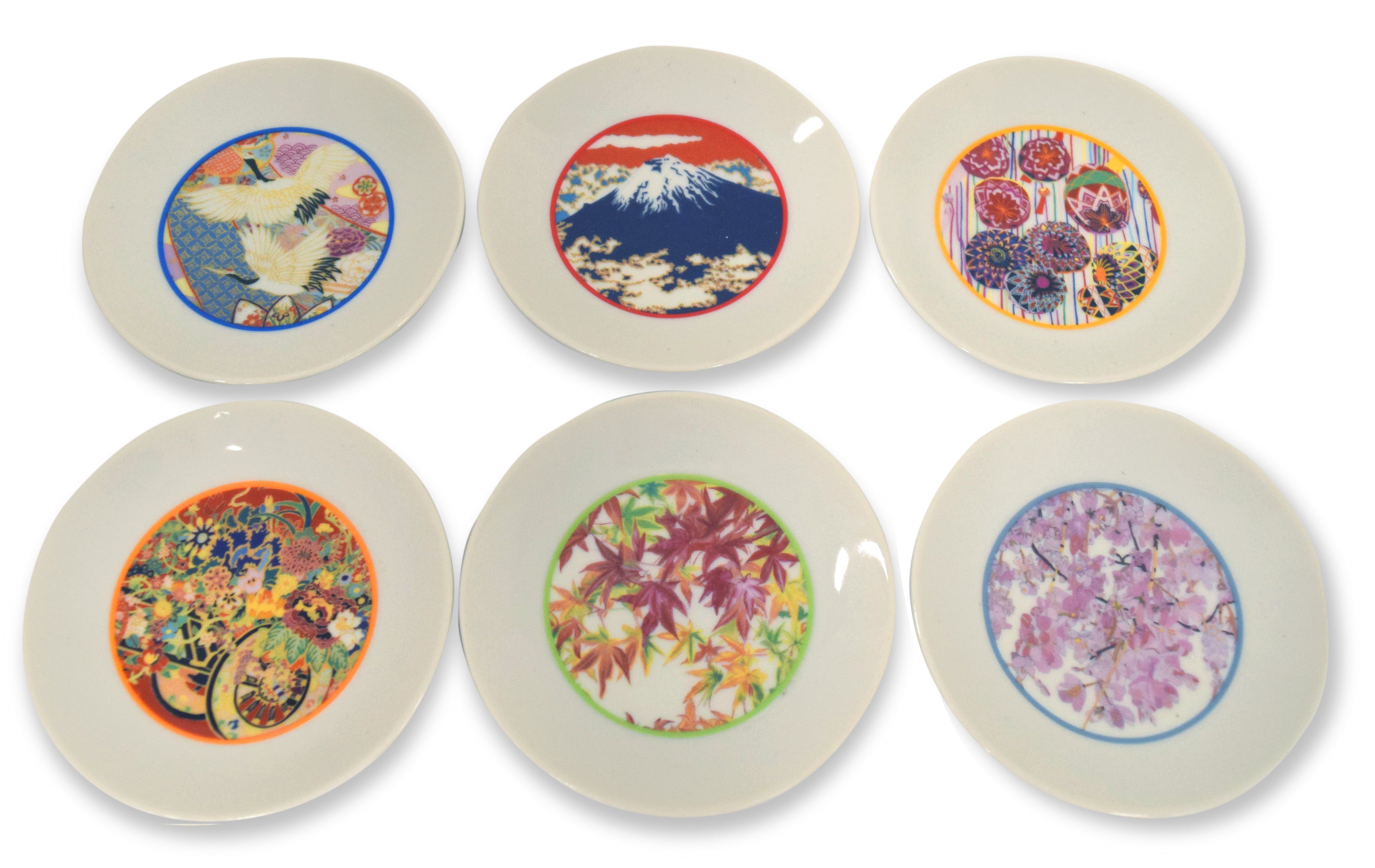 【ハートフル】皿/6枚セット