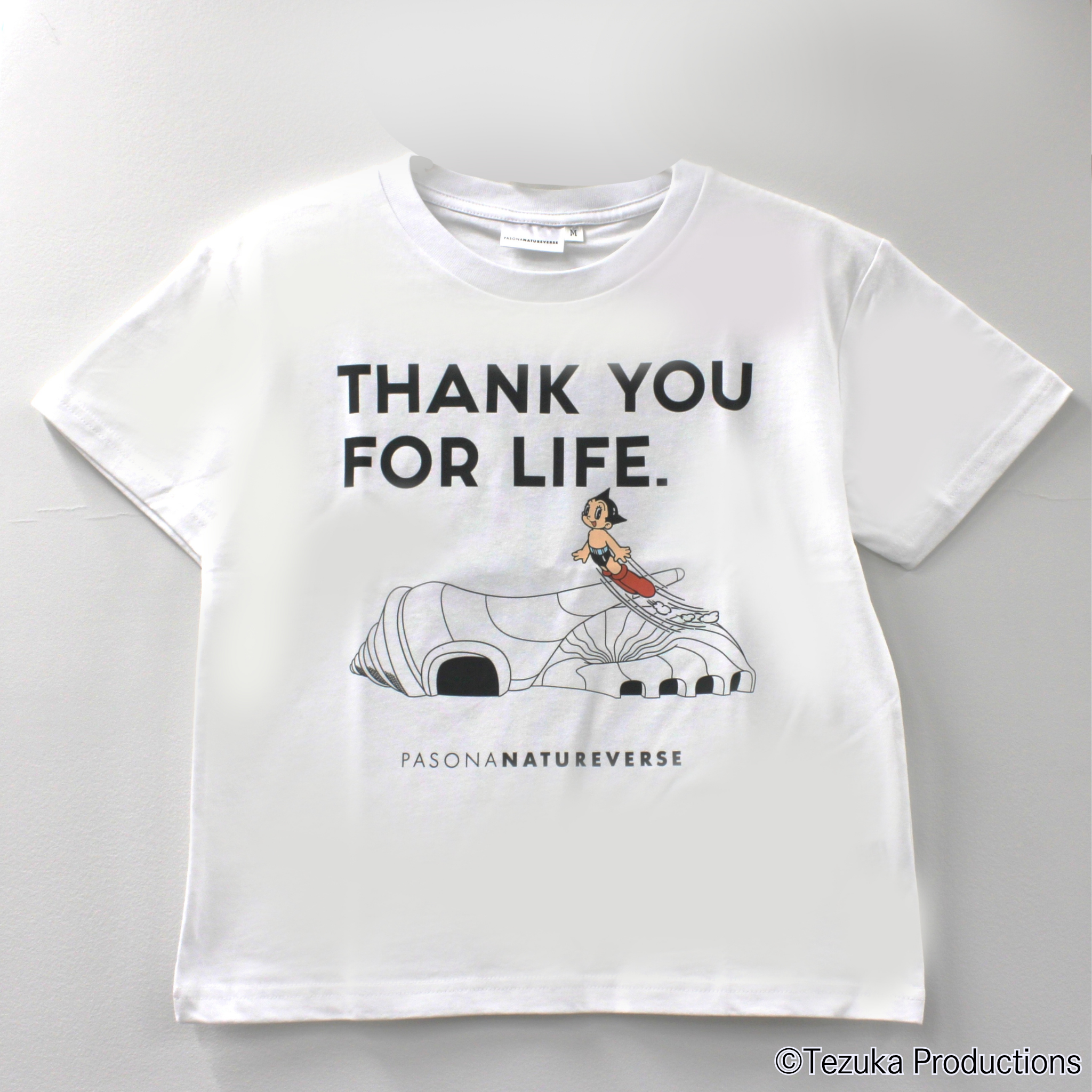 半袖Tシャツ アトム 「THANK YOU FOR LIFE.」KIDS  PASONA×ATOM & B・J
