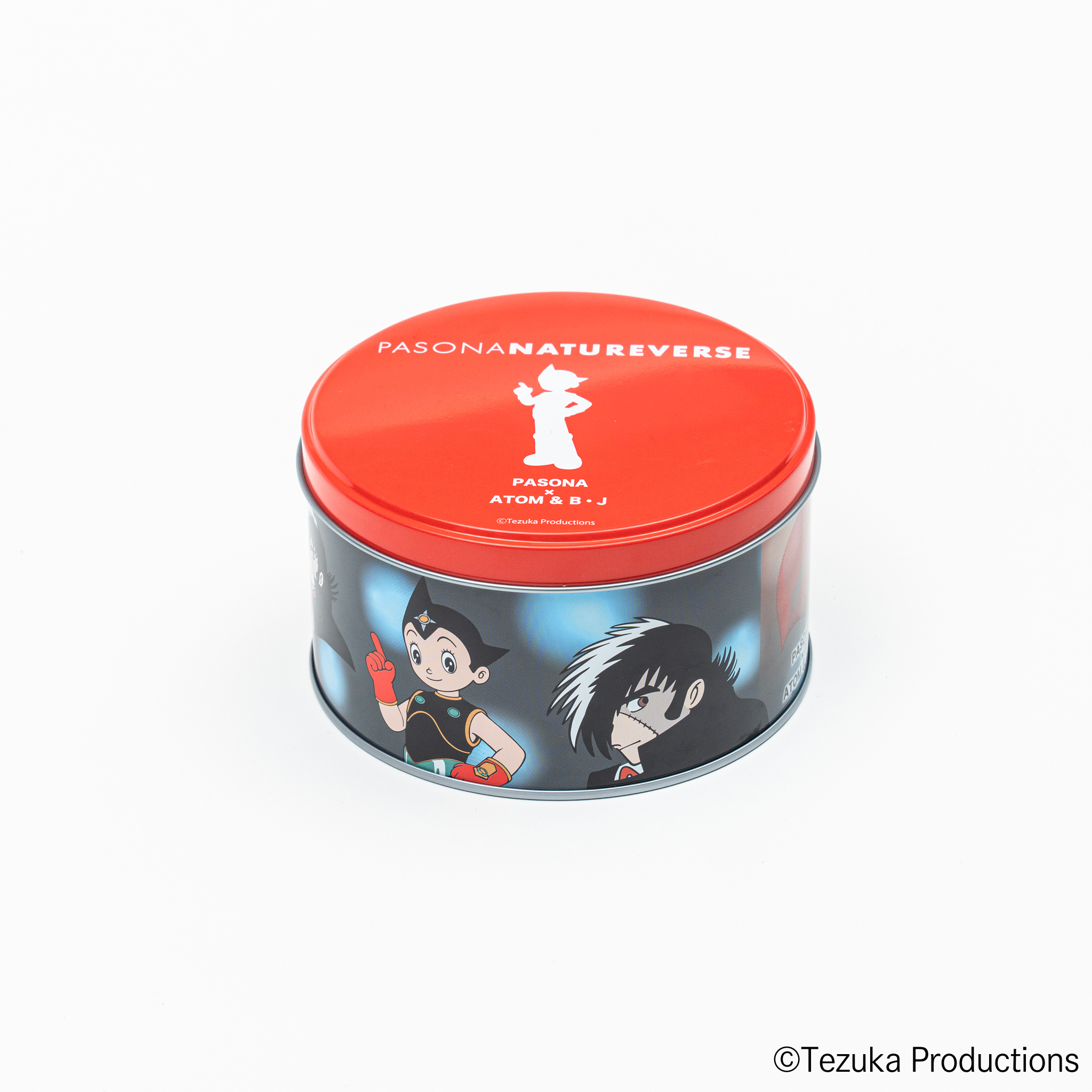 クランチ缶 ネオアトム＆ブラック・ジャック PASONA×ATOM & B・J