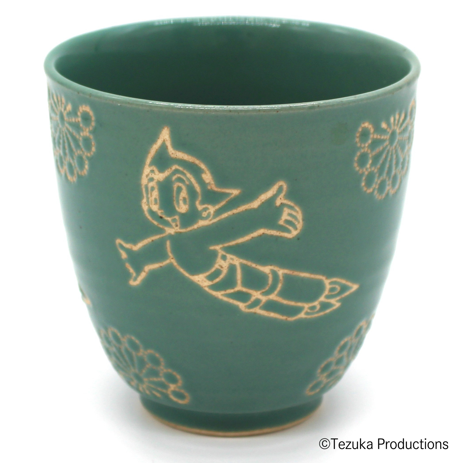 波佐見焼コップ アトム PASONA×ATOM & B・J ミントグリーン