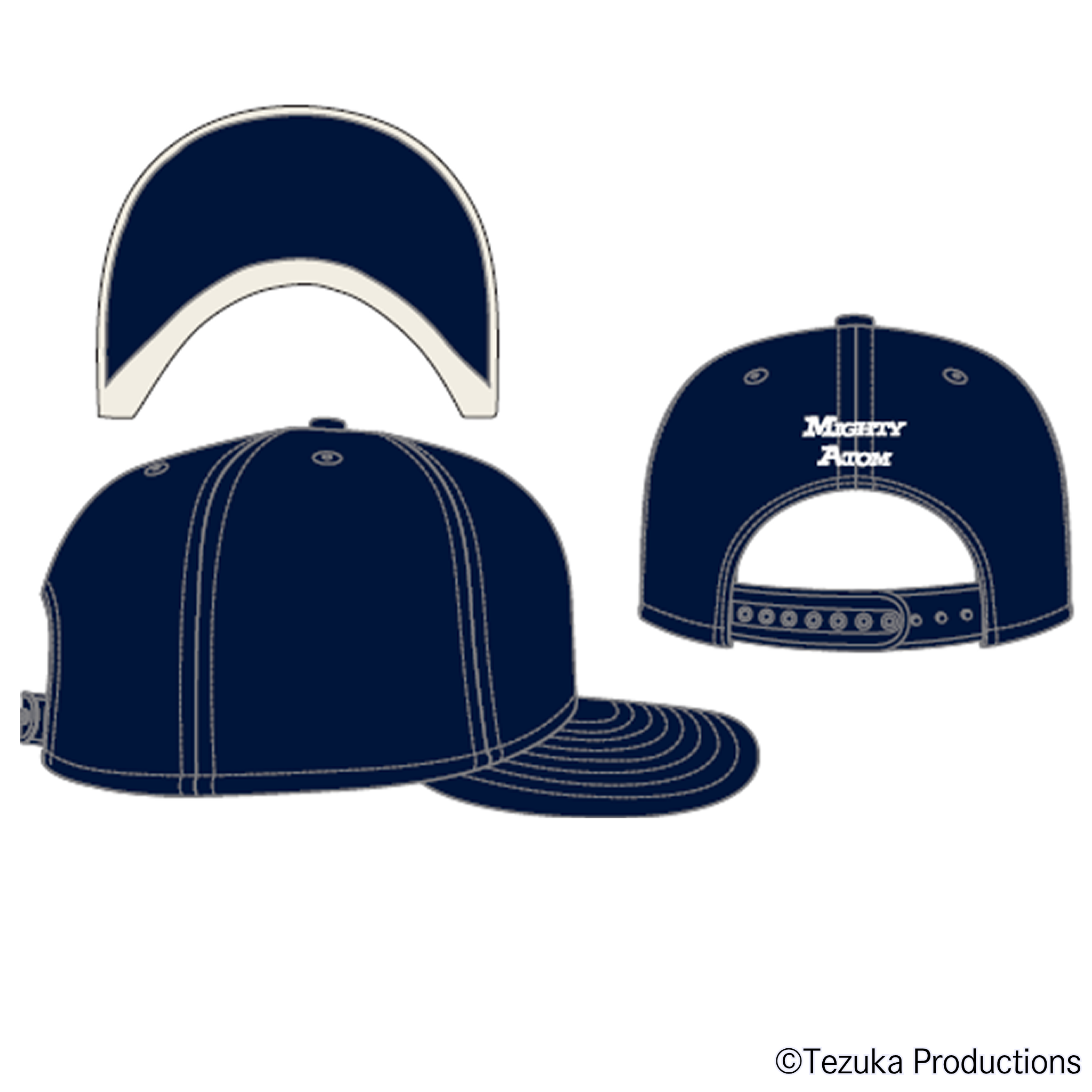 NEWERA Cap 3 (Black) L-XL Astro Boy PASONA×Astro Boy & B.J
