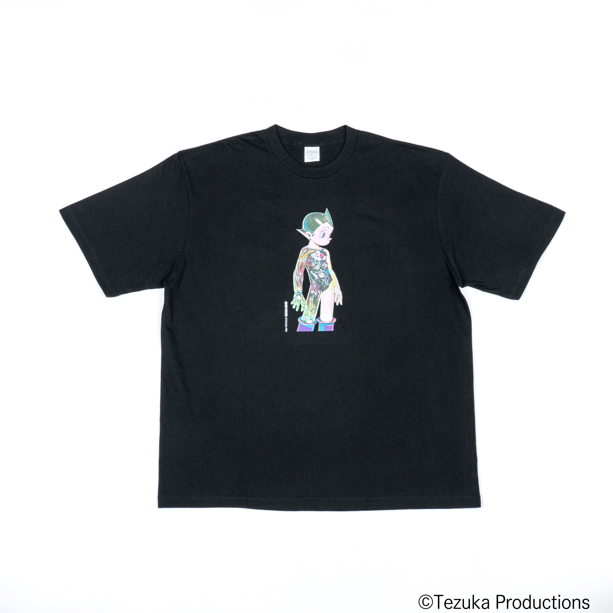 Oversized T-shirt (black) One size Atom Illustration by AF_KURO